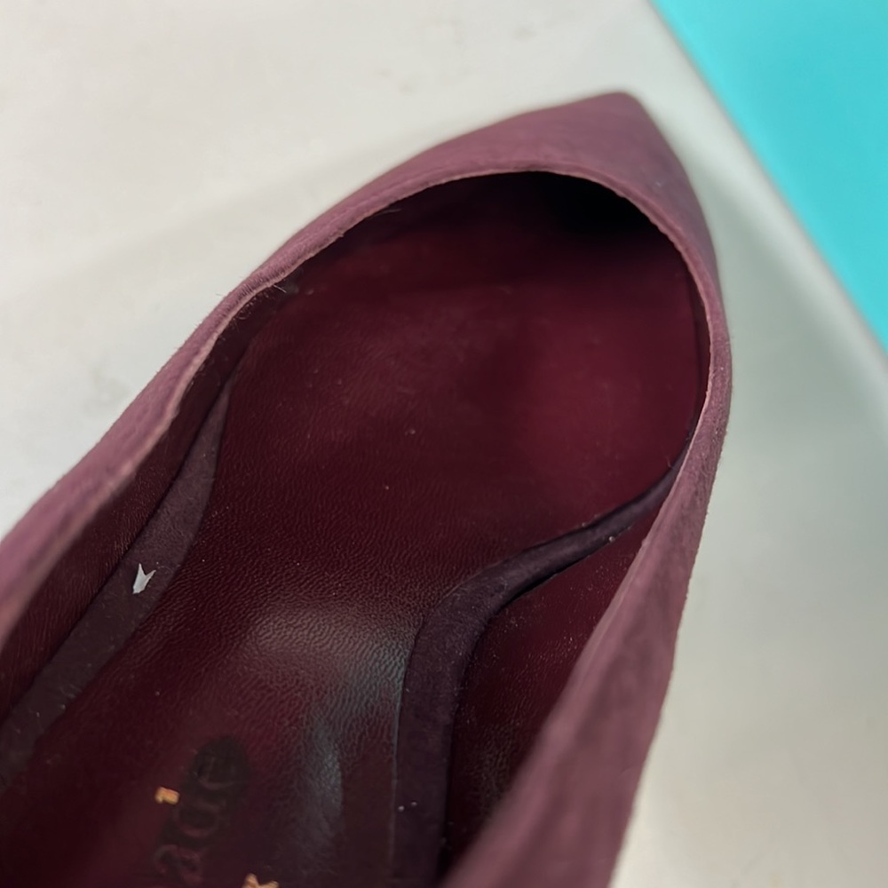 NWT,KATE SPADE
Dale Kitten Heels In Deep Russet,deep russet. - Picture 9 of 15